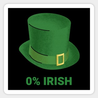 Zero Percent Irish Sticker